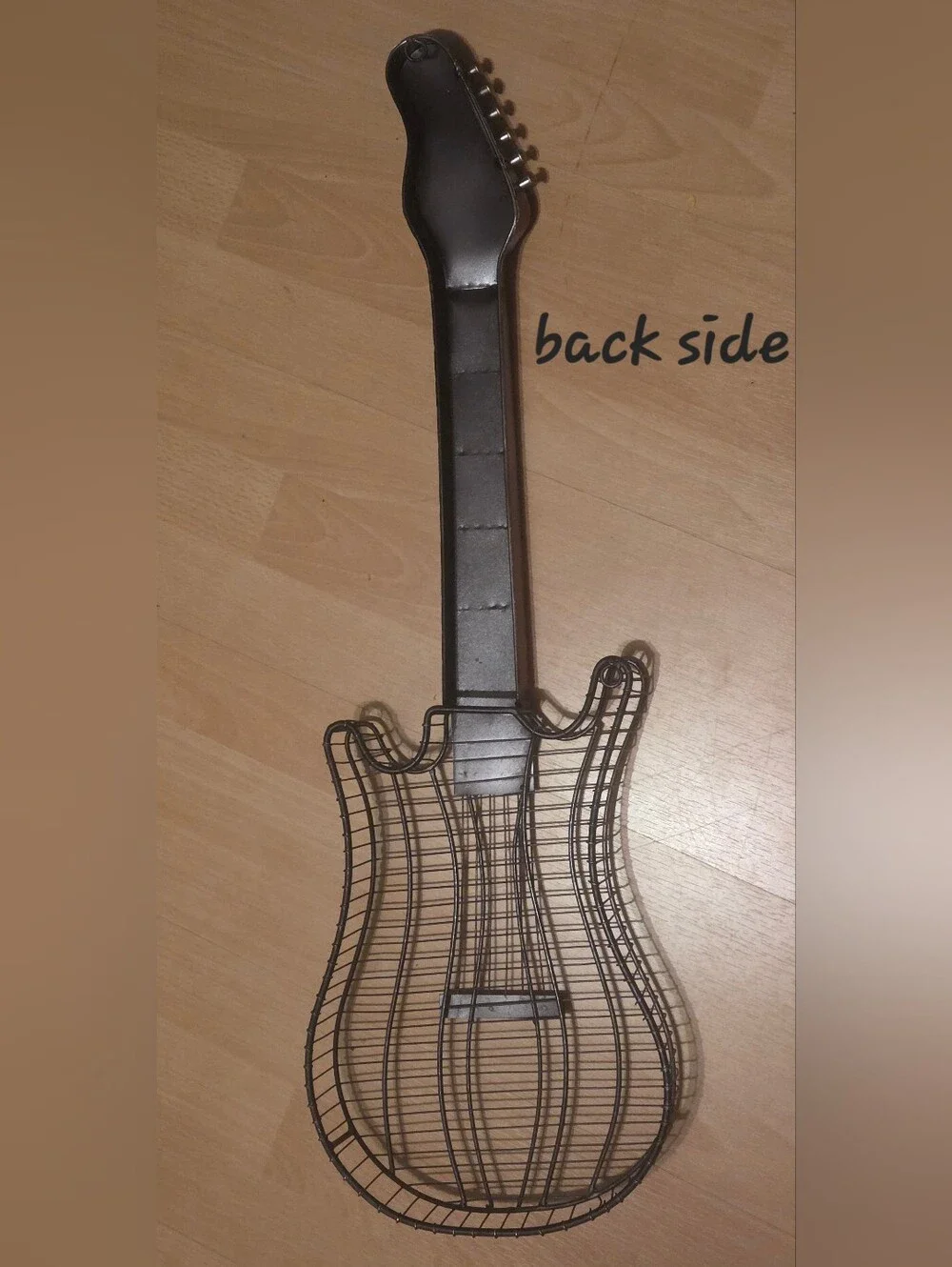 Wire Art Guitar Wall Decor 30x9x2
